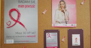 15 października 2023 roku przypada Europejski Dzień Walki z Rakiem Piersi, którego symbolem jest różowa wstążka. Miesiąc Świadomości Raka Piersi (tzw. Różowy Październik) – gazetka.